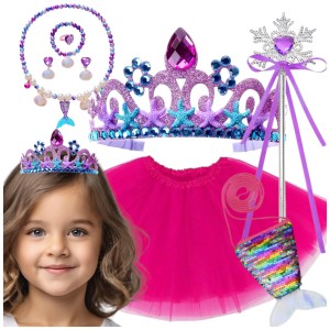 Strój Syrenta  Tutu Fuksja