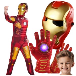 Strój Iron Man z Rękawiczką