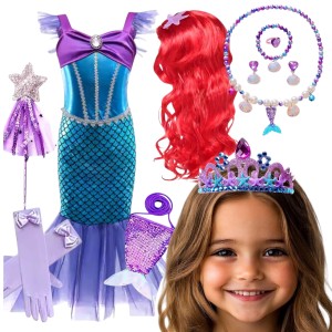 Strój Syrenka Peruka