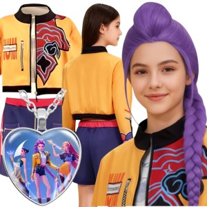Strój Rumi Peruka K-pop Demon Hunters   