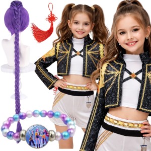 Strój Koncertowy Rumi K-pop Demon Hunters  Peruka